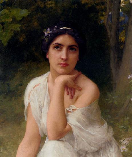 Charles-Amable Lenoir Pensive Norge oil painting art